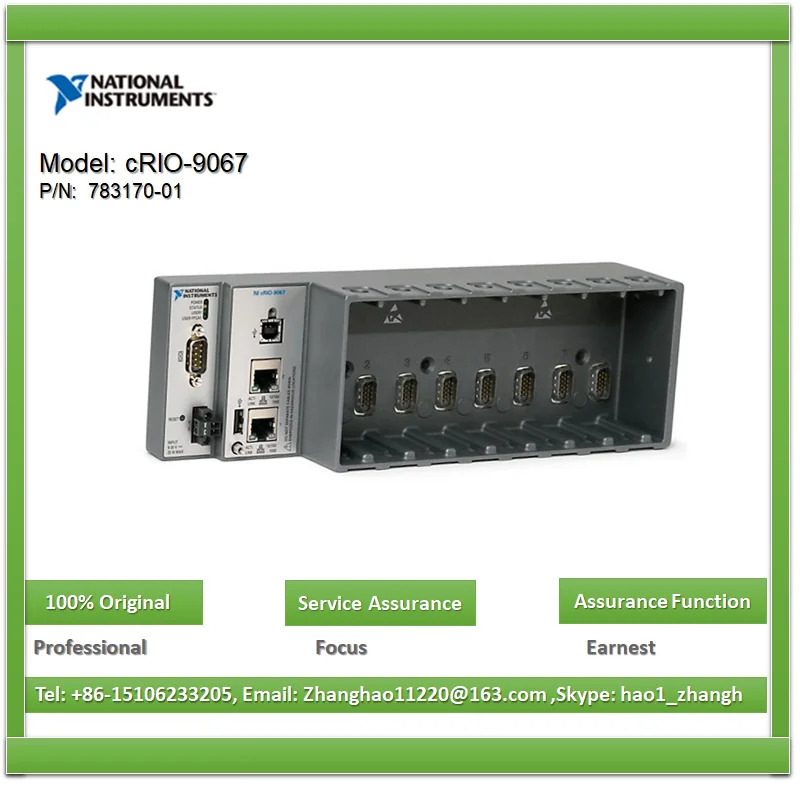 NI cRIO-9067 783170-01 667MHz 듀얼 코어 CPU 512MB DRAM 1GB 저장 장치 Zynq-7020 FPGA 8슬롯 CompactRIO 컨트롤러