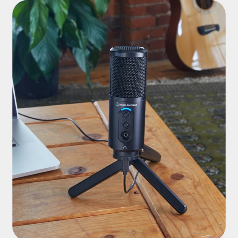 라이브 스트리밍 ATR2500X 컴퓨터 노래방 녹음 장비 프로 데스크탑 USB 마이크