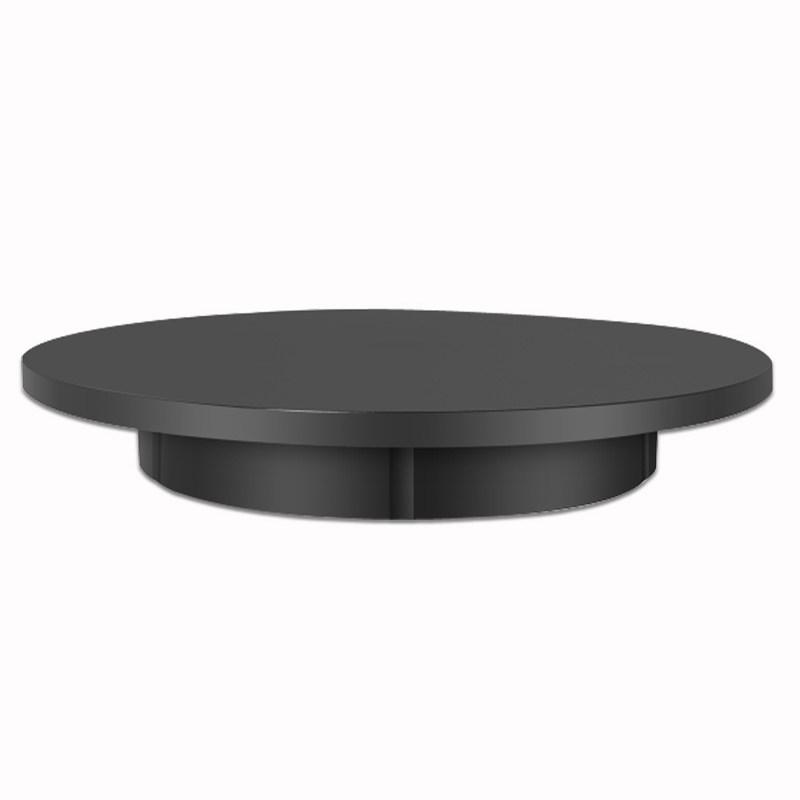 자동 전동 회전판 22cm 30cm 제품 화이트 촬영용 42cm 블랙 리모컨 플러그인 - 상품 이미지