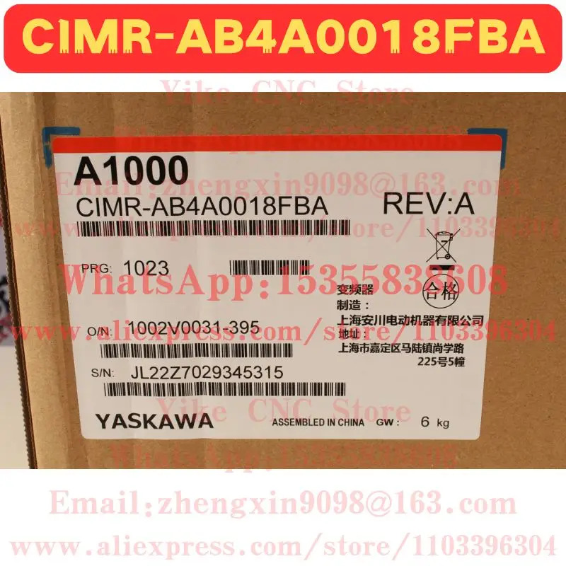 9월 4일 견적 CIMR-AB4A0018FBA 주파수 변환기