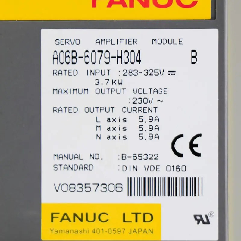 A06B-6079-H304 FANUC SERVO 증폭기 Ok 리퍼 완료 A06B6079H304