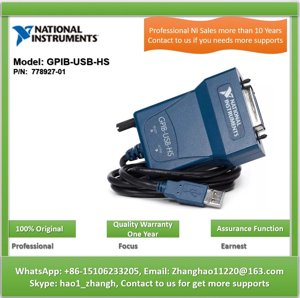 NI GPIB-USB-HS IEEE 488 데이터 카드 새 원본