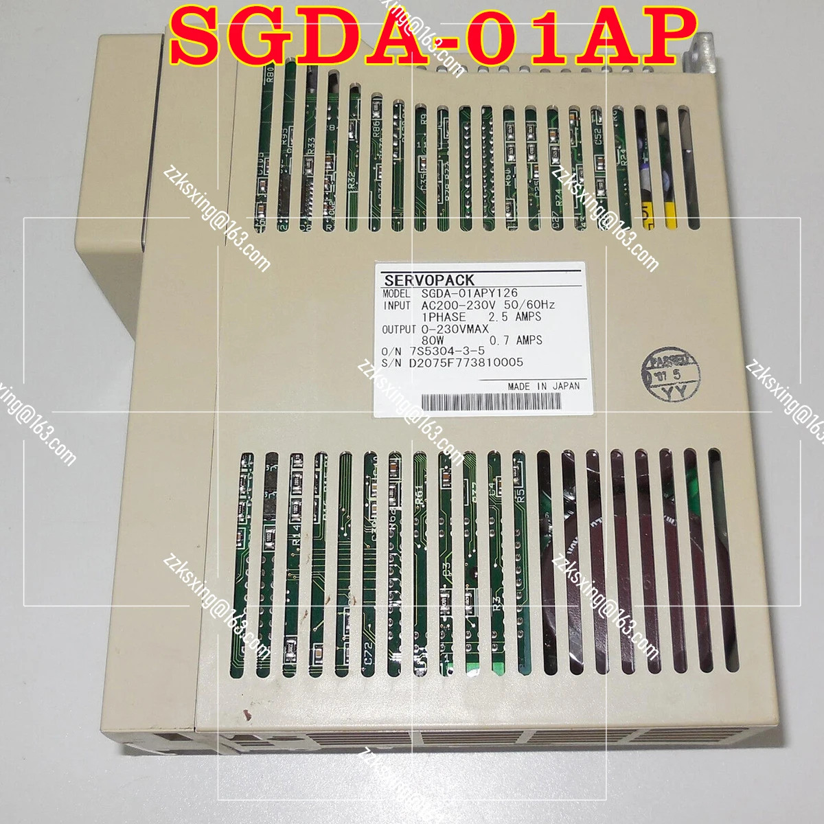 SGDA-01AP 오리지널 서보 드라이버 신
