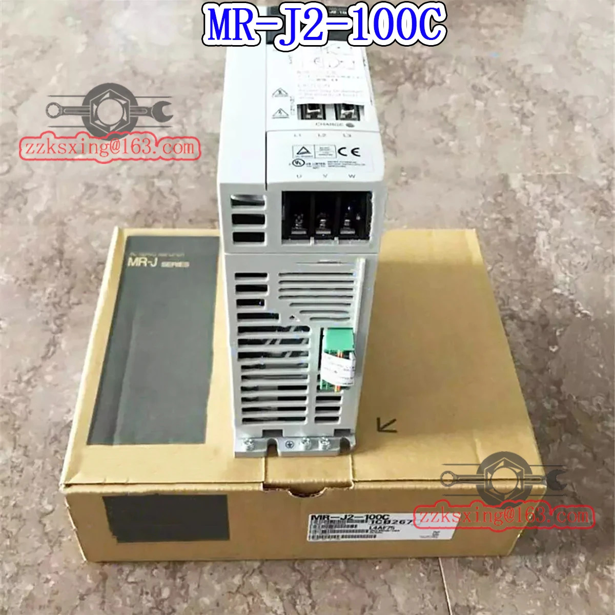 오리지널 AC 서보 드라이버 Brann-MR-J2-100C