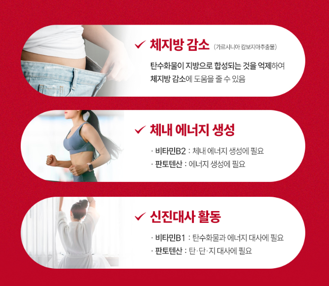 가르시니아 마녀 다이어트 셀레늄 판토텐산 뱃살 체지방 관리 감소 - 상세 이미지 3