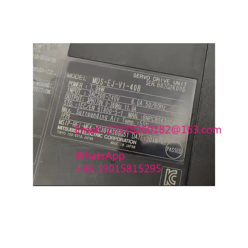 MDS-EJ-V1-40B 리퍼 서보 드라이버 완료