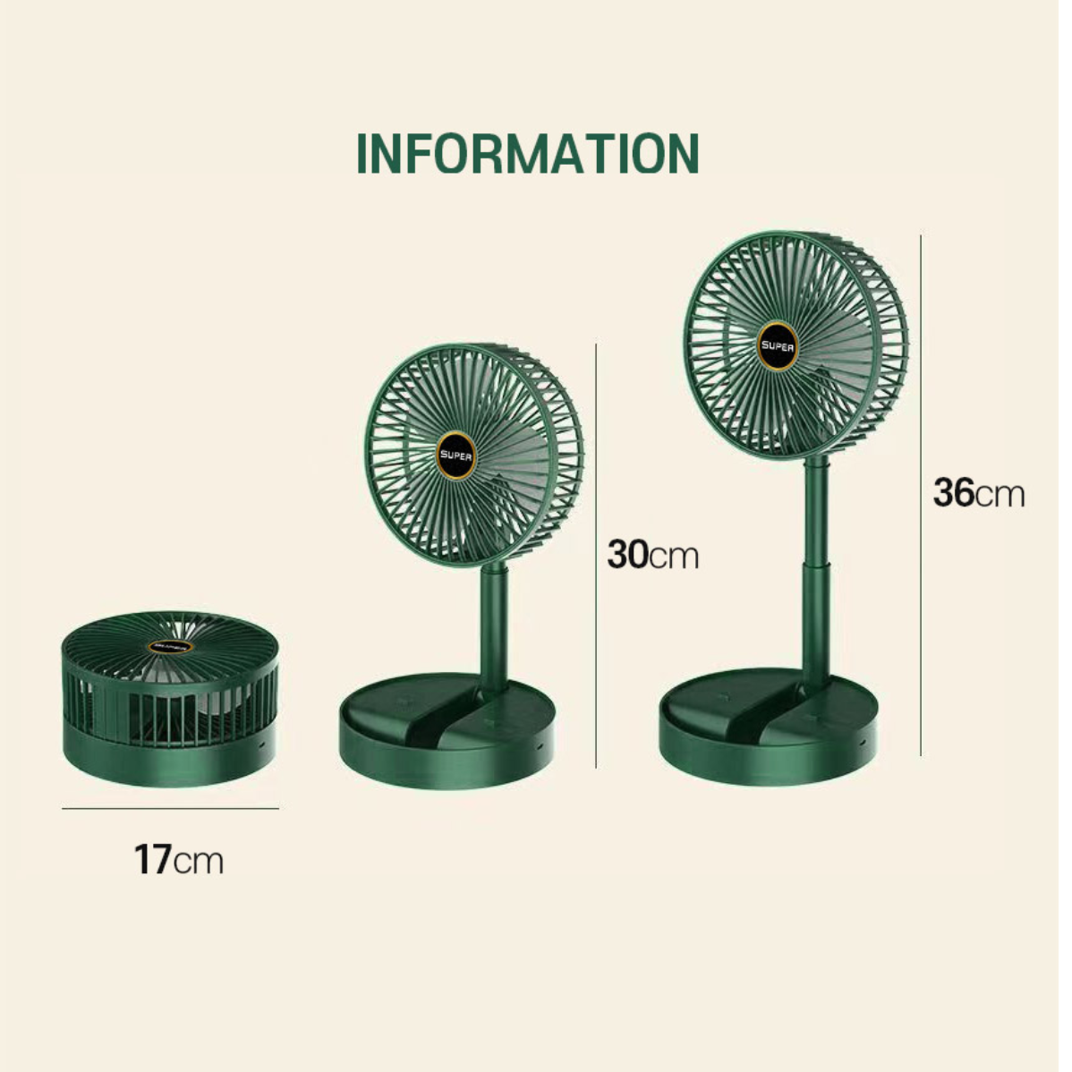 야외 선풍기 차박 선풍기 식물 환기팬 작은 식물용 선풍기 - 상세 이미지 4