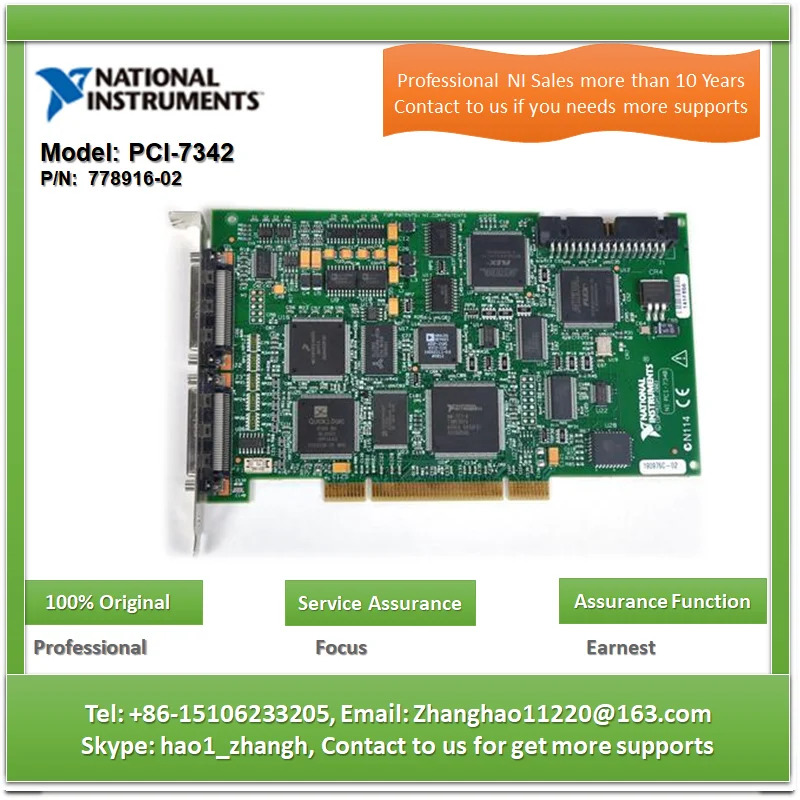 NI PCI-7342 2축 스테퍼/서보 컨트롤러 카드