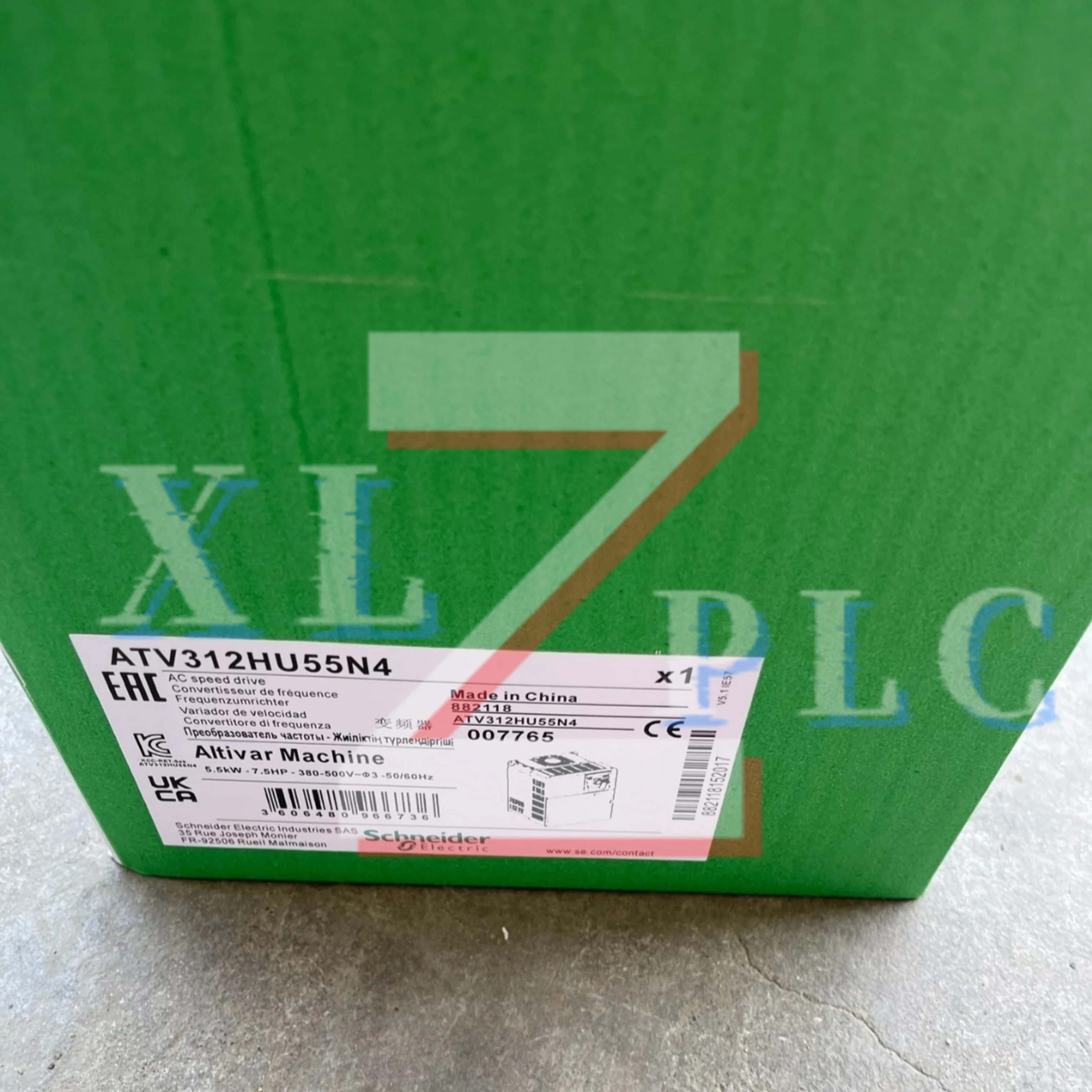 가변 속도 드라이브 ATV312HU55N4 원본