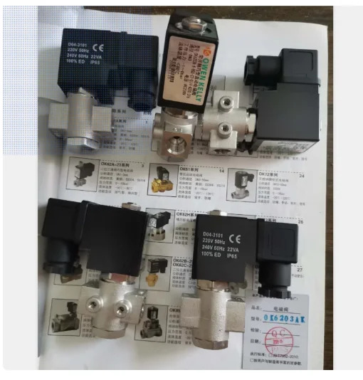 오웬 켈리 솔레노이드 밸브 OK6203A-BGO-C2-G1/4-A220-316 OK6206A-B03-C2-G/4-A220-316 OK6203A-K-BG0-C2-G1/4-A2-S6