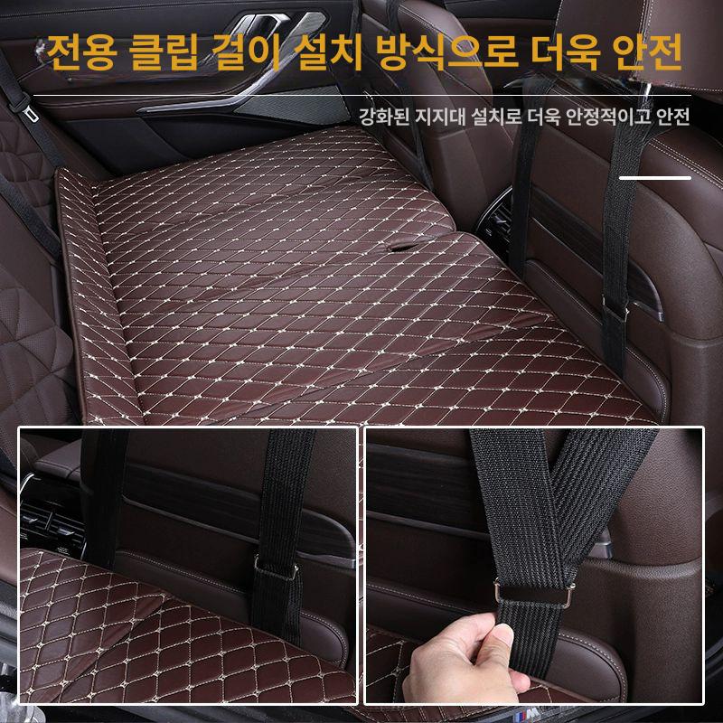 자동차 카매트 평탄화매트 뒷좌석 시트 차박매트 승용차 쿠션 확장 야외 차박용 - 상세 이미지 2