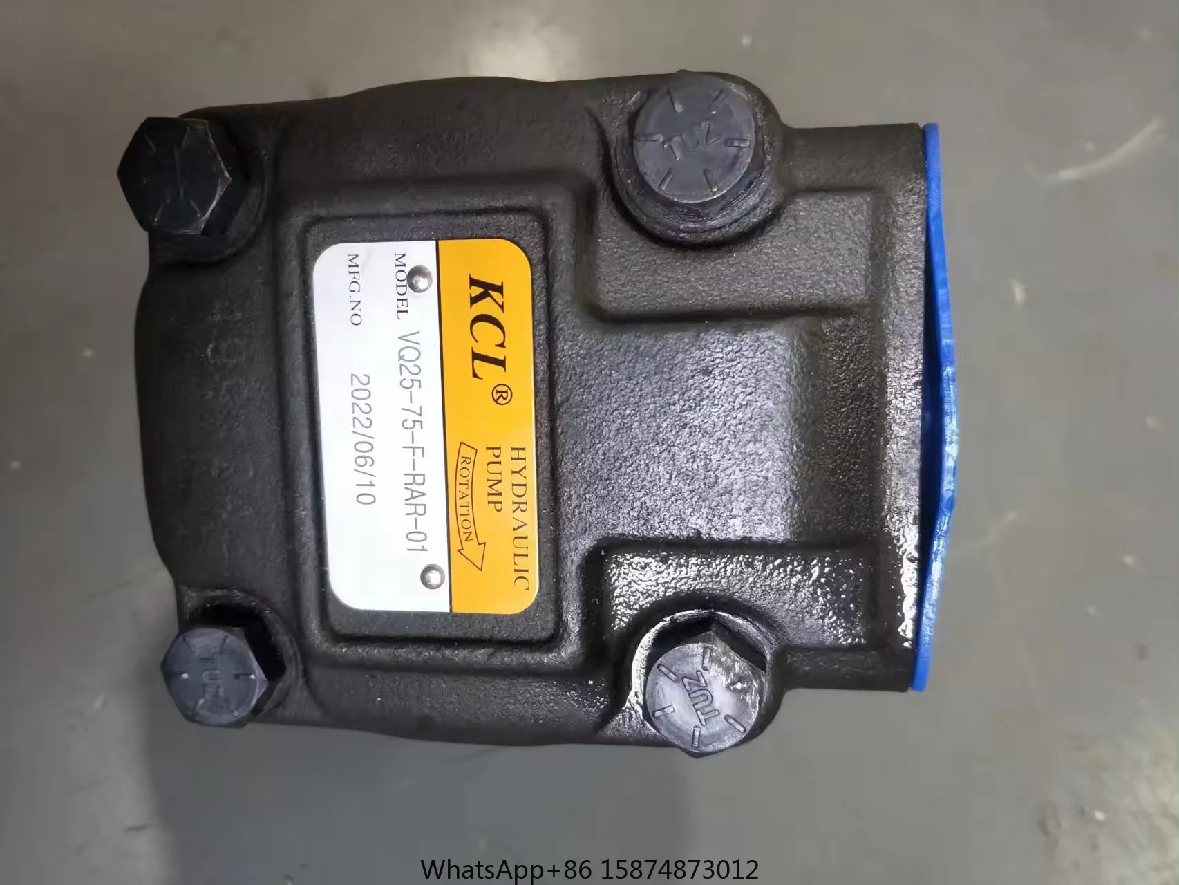 VQ25-32-F-RAB-02 KCL 베펌프 VQ VQ15 VQ25 HVQ DVQ SVQ 고정 변위 고압 저소음 유압 펌프