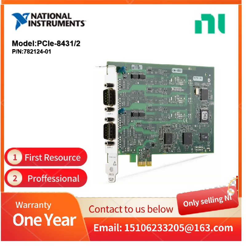 NI PCIe-8431/2 782124-01 시리얼 계측기 제어