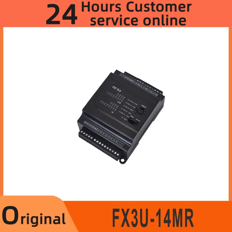 FX3U-14MR FX3U-14MT FX3U-24MR FX3U-24MT 1AD 1DA 출력 115.2Kbps RTU RS485 RS232 모듈