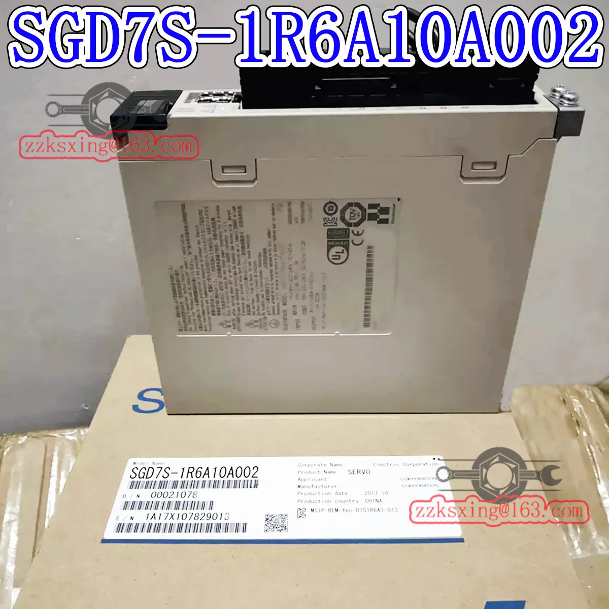 SGD7S-1R6A10A002 오리지널 AC 서보 드라이버