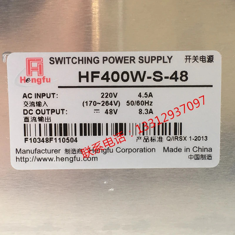 HF400W-S-48 48V8.3A 스위칭 전원공급장치 엘리베이터 부품 리프트 액세서리