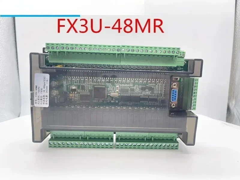고속 FX3U-48MR/48MT 24 입력 출력 6 아날로그 2 RTU CAN 통신 기능 산업제어 보드