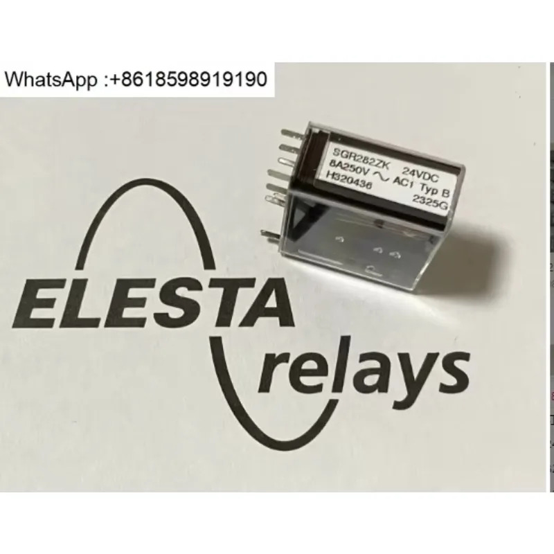 SGR282ZK 24VDC 안전 릴레이 ELESTA 스루홀 보안 8A 용접
