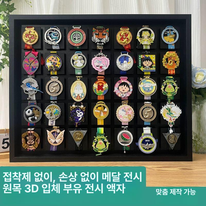 나무 보관함 액자 인테리어 전시 진열대 정리함 디스플레이 빈티지 내추럴 수납 - 상세 이미지 5