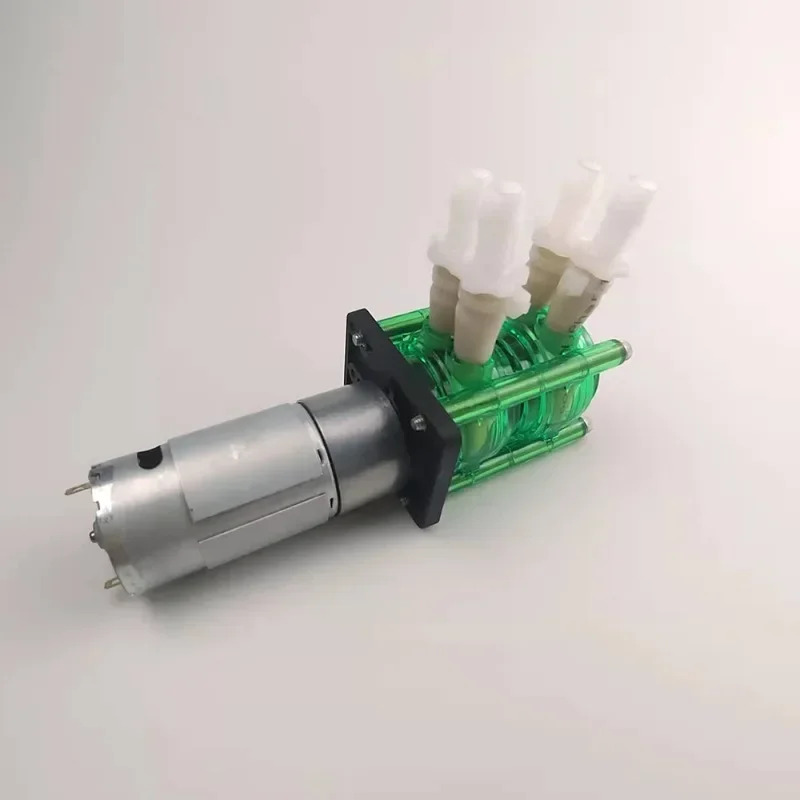 더블 헤드 12V/24V 고유량 연동 펌프 설치가 용이함 적정 BPT 튜브 700ml/min x 2