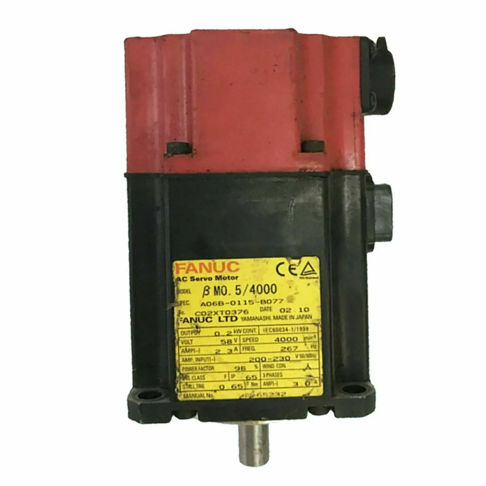 A06B-0115-B077 0008 Fanuc AC 서보모터 리퍼 완료 A06B 0115 B077