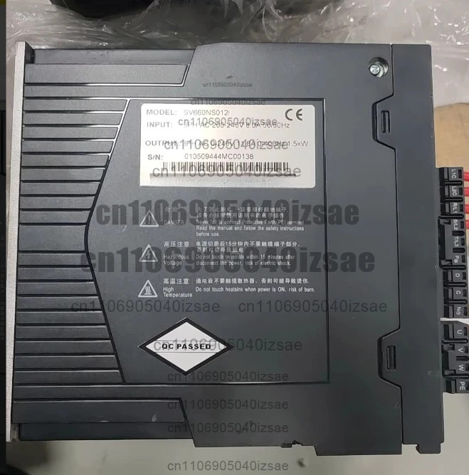 서보 드라이브 SV630NS012I 1.5KW 입력 단상 AC 200-240V 출력 3상 0-240V 적전력 0-1.5KW 리퍼 완료