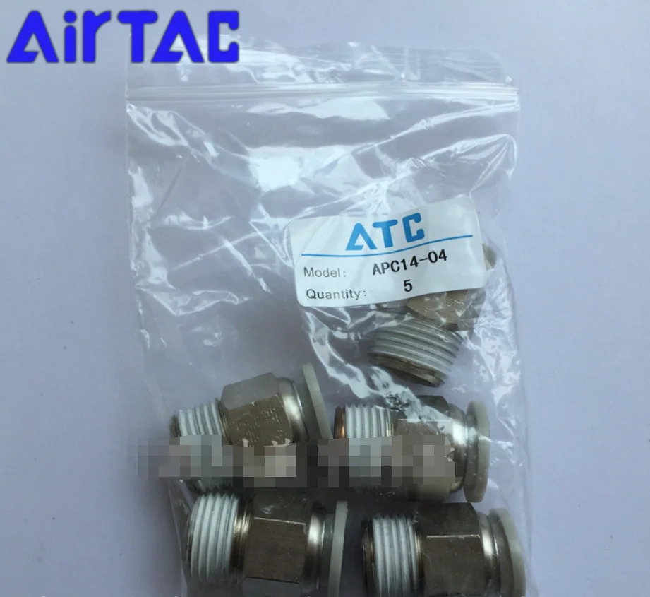 AirTAC 에어 파이프 퀵 커넥터 APC14-04 신