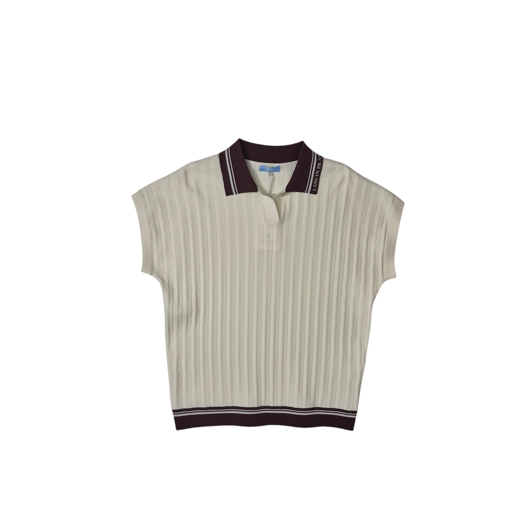 [백화점상품] 랑방블랑 LANVIN BLANC 여성 PK 티셔츠 26SS 라운딩 필드 이미지 8