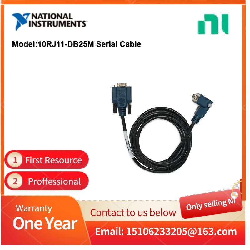 NI 10RJ11-DB25M 직렬 케이블 장비 제어