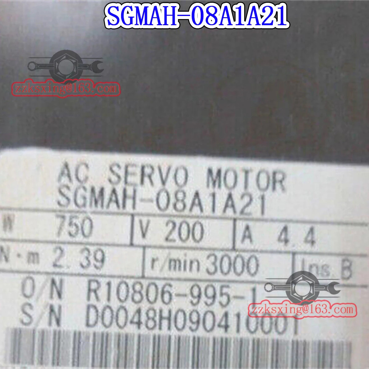 오리지널 AC 서보모터 SGM호환AH-08A1A21