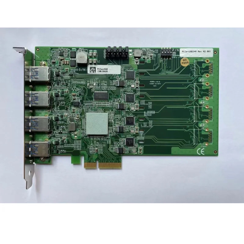 리퍼 PCIe-USB340 REV.A2 001 4 포트카드 확장 카드 OK