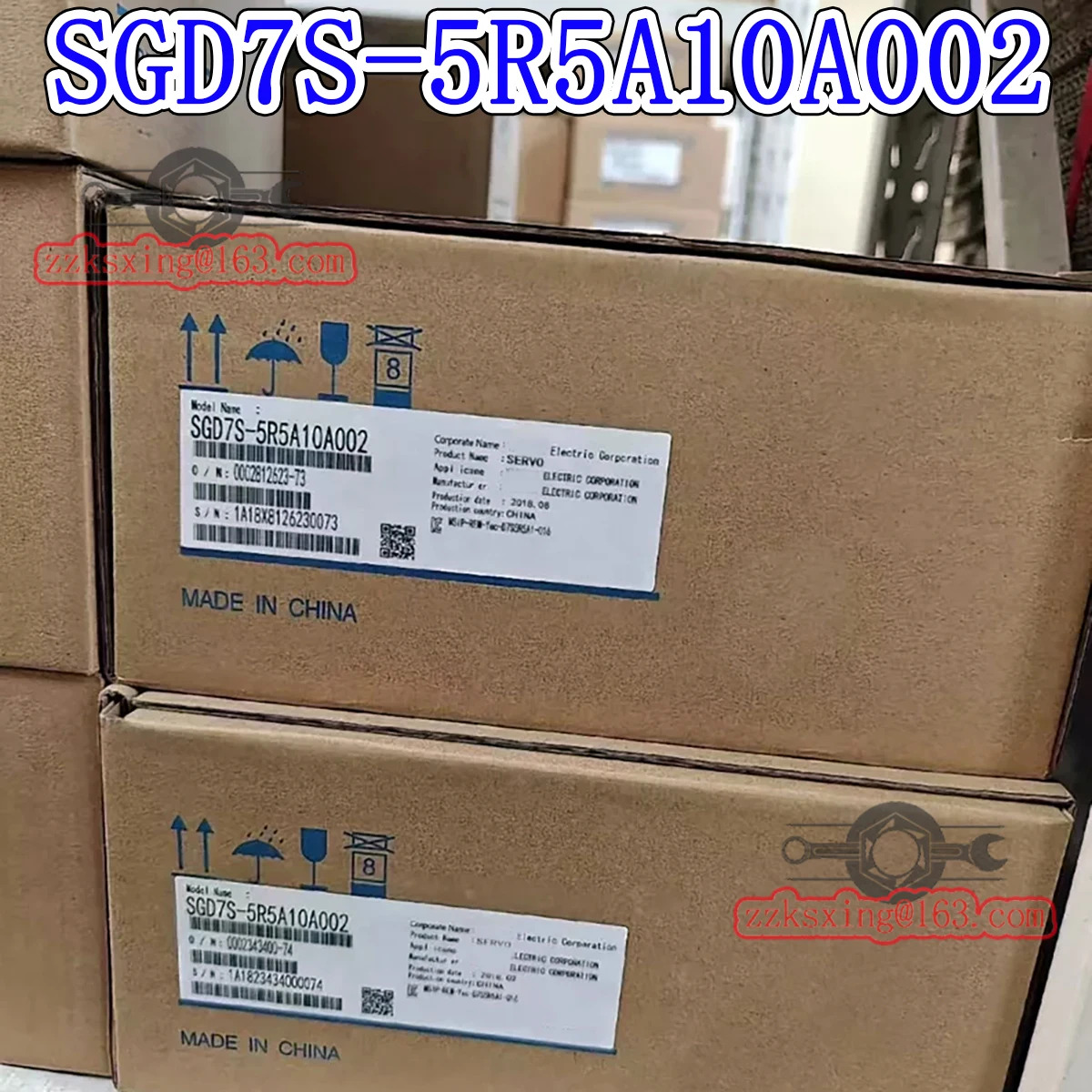 오리지널 AC 서보 드라이버 신 SGD7S-5R5A10A002
