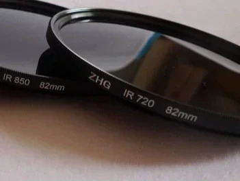 590/680/720/850nm 적외선 필터82mm 조리개 빨간색