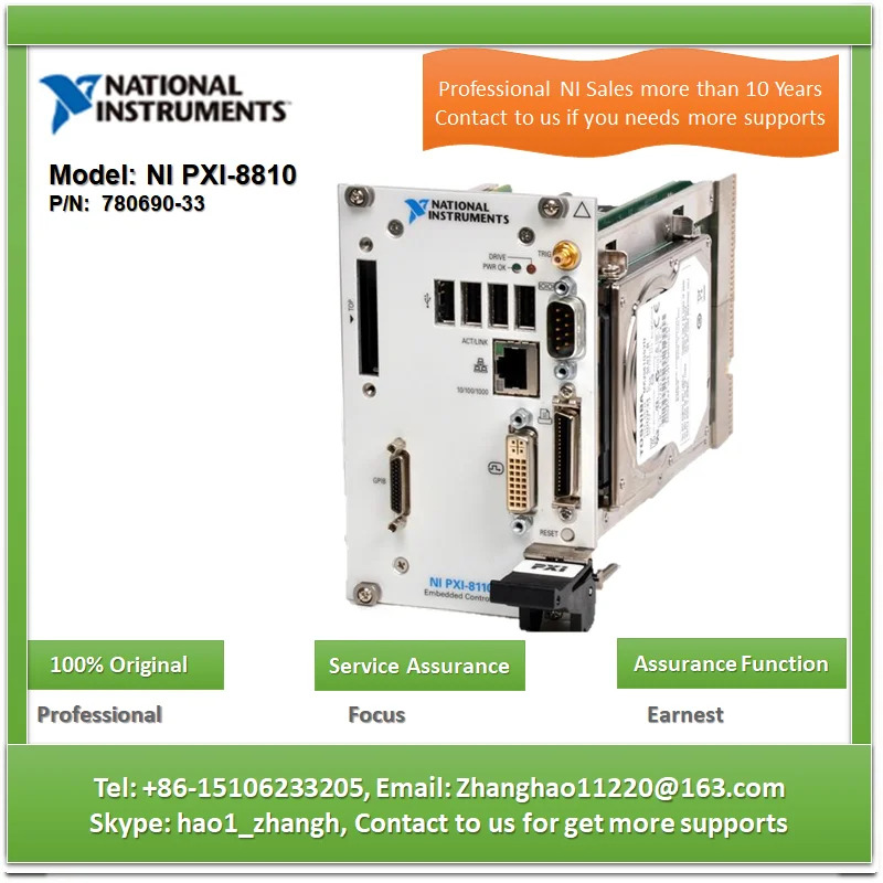 NI PXI-8110 2.26GHz 쿼드 코어 PXI 임베디드 컨트롤러