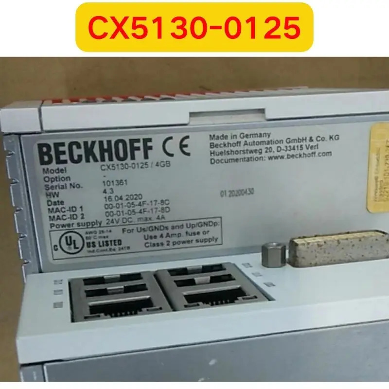 리퍼 CX5130-0125 /4GB 모듈 OK