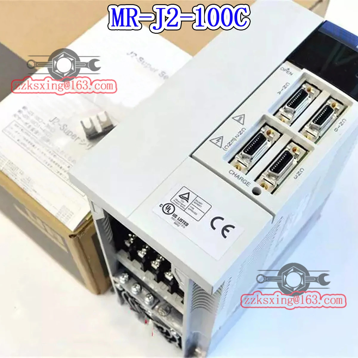 오리지널 AC 서보 드라이버 Brann-MR-J2-100C