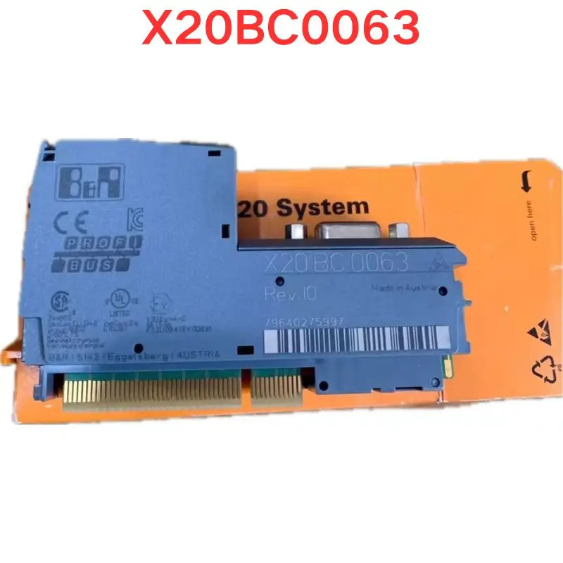 오리지널 X20BC0063 X20 BC 0063 모듈