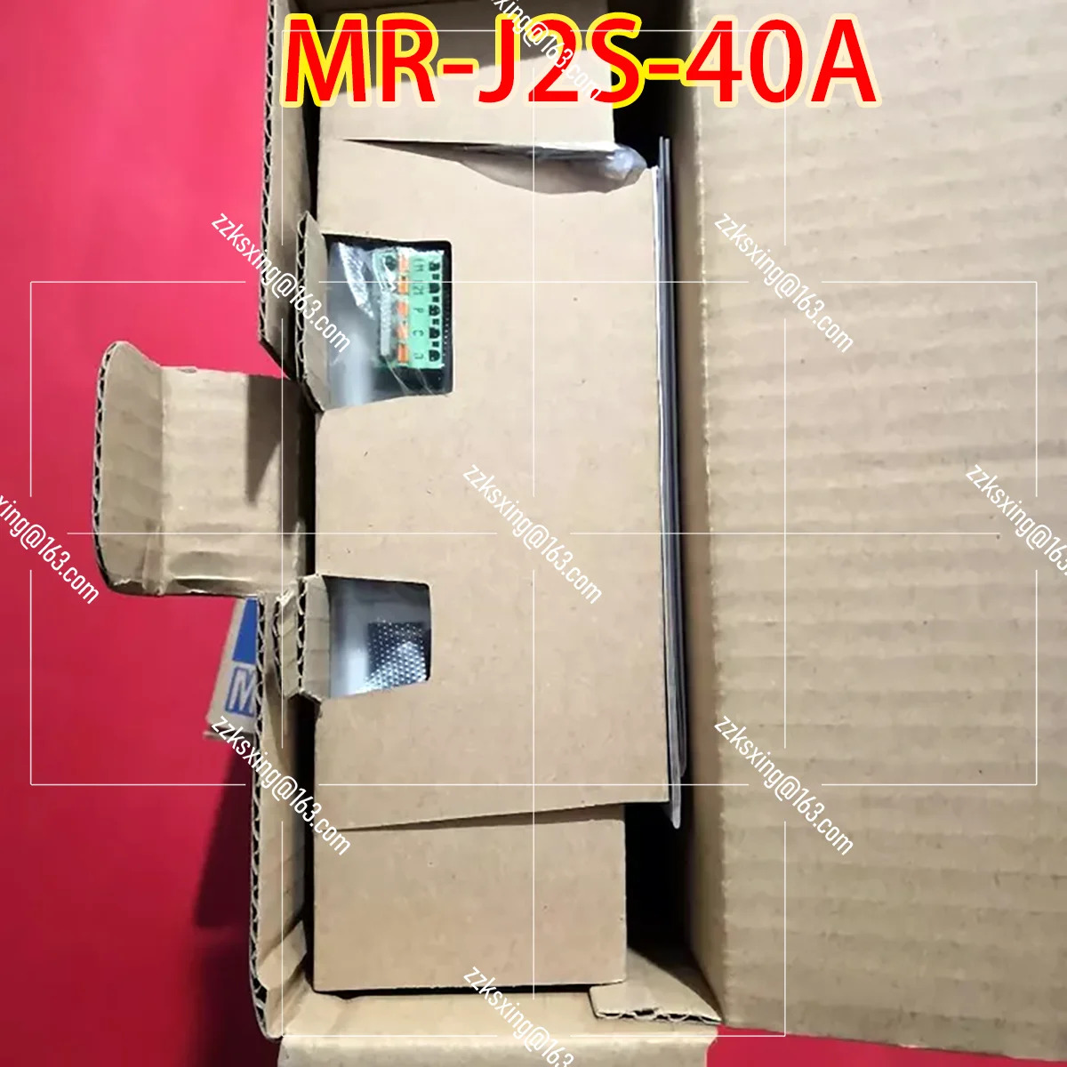 오리지널 MR-J2S-40A AC 서보 드라이버 신