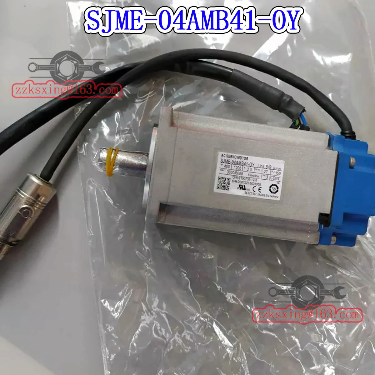 오리지널 AC 서보모터 신 SJME-04AMB41-OY
