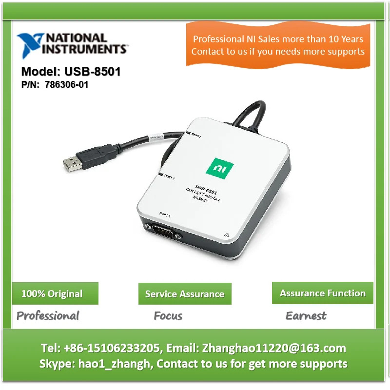 NI USB-8501 786307 -01 자동차 네트워크 인터페이스 통신
