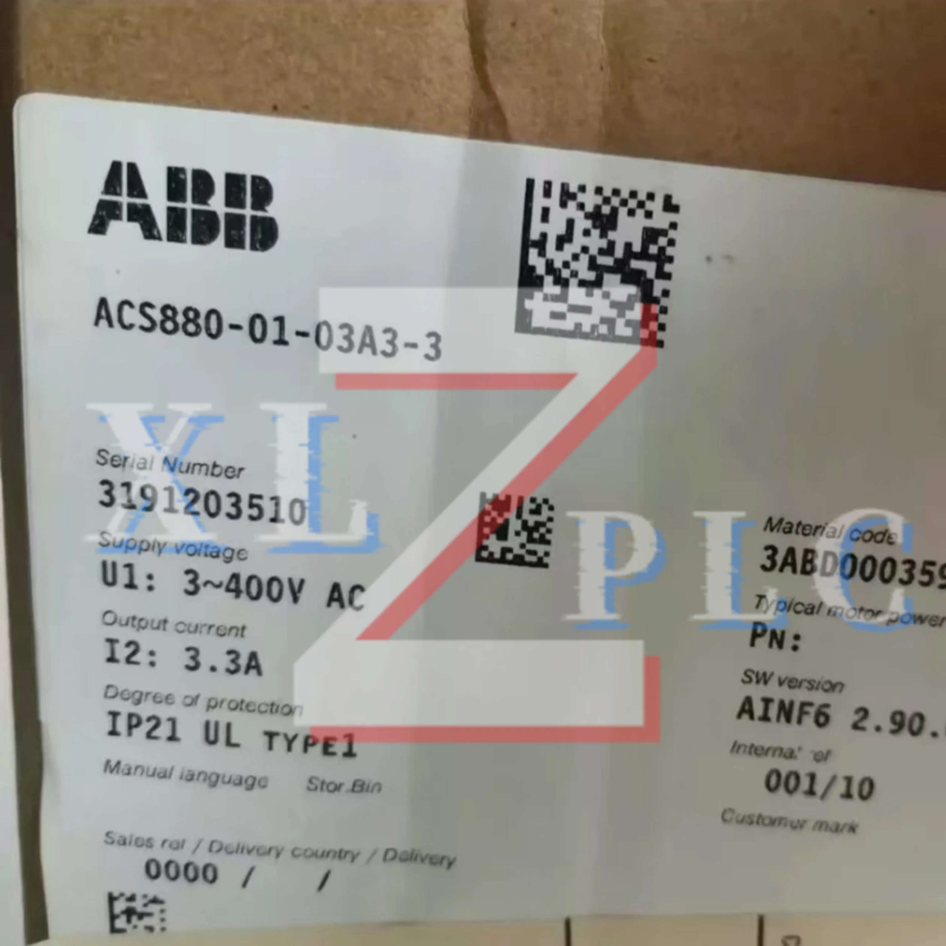 주파수 변환기 ACS880-01-02A4-3 ACS880-01-03A3-3