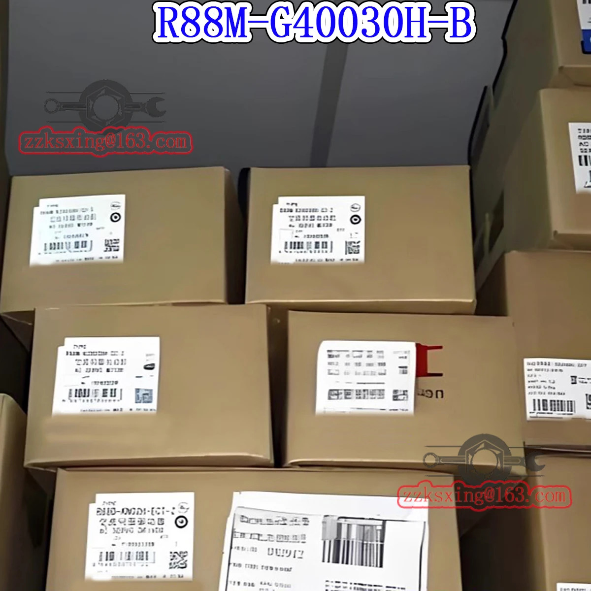 오리지널 AC 서보모터 신 R88M-G40030H-B