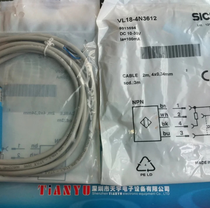 신 VL18-4N3612 태양광 센서 VL184N3612 uxs 1PC