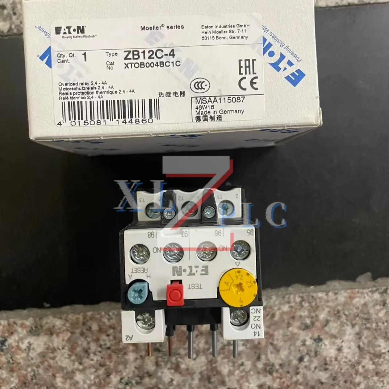 ZB12C-16 ZB12C-2.4 오리지널 열 과부하 릴레이 ZB12C-4 ZB12C-6