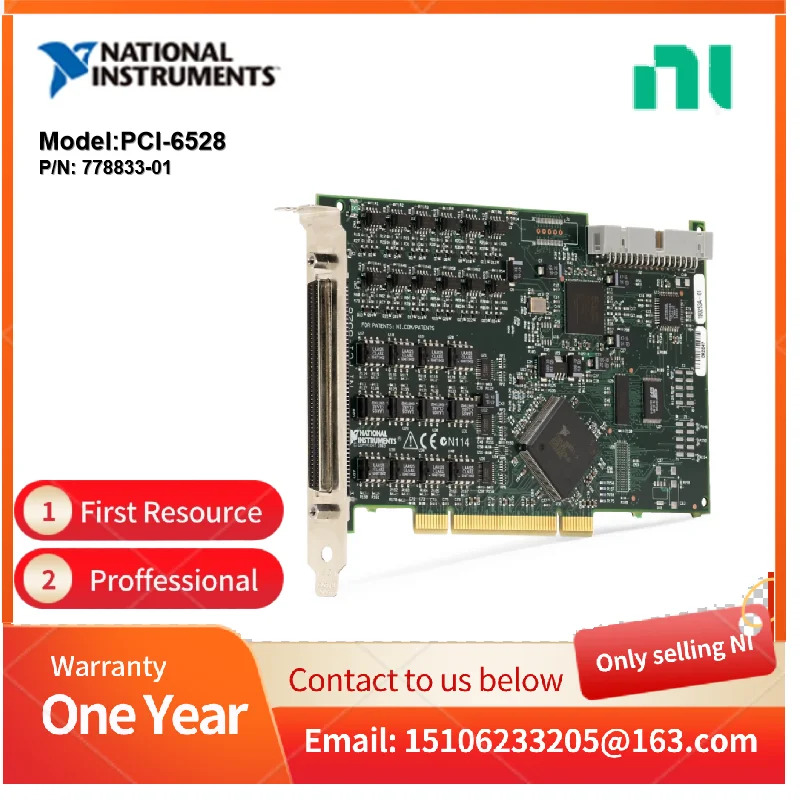 NI PCI-6528 778833 -01 디지털 입력/출력 PC 기반 DAQ 장치