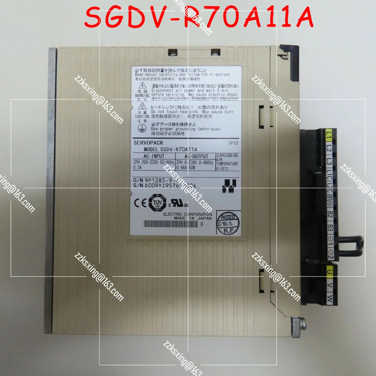 SGDV-R70A11A 오리지널 서보 드라이버