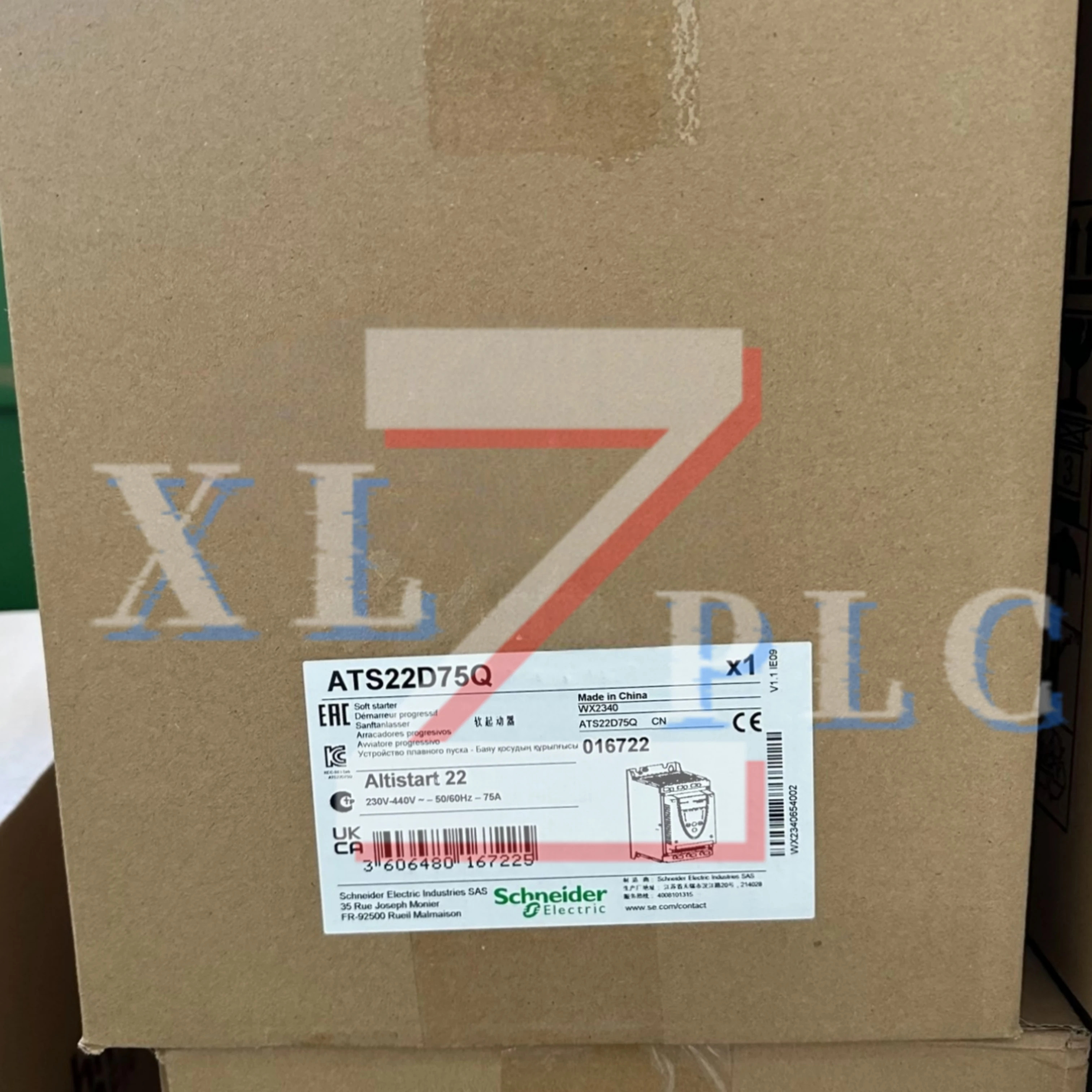 ATS22D62Q 소프트 스타터 ATS22D75Q ATS22D88Q