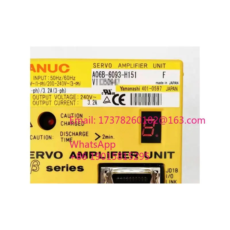 리퍼 FANUC A06B-6093-H151 서보 드라이브 완료