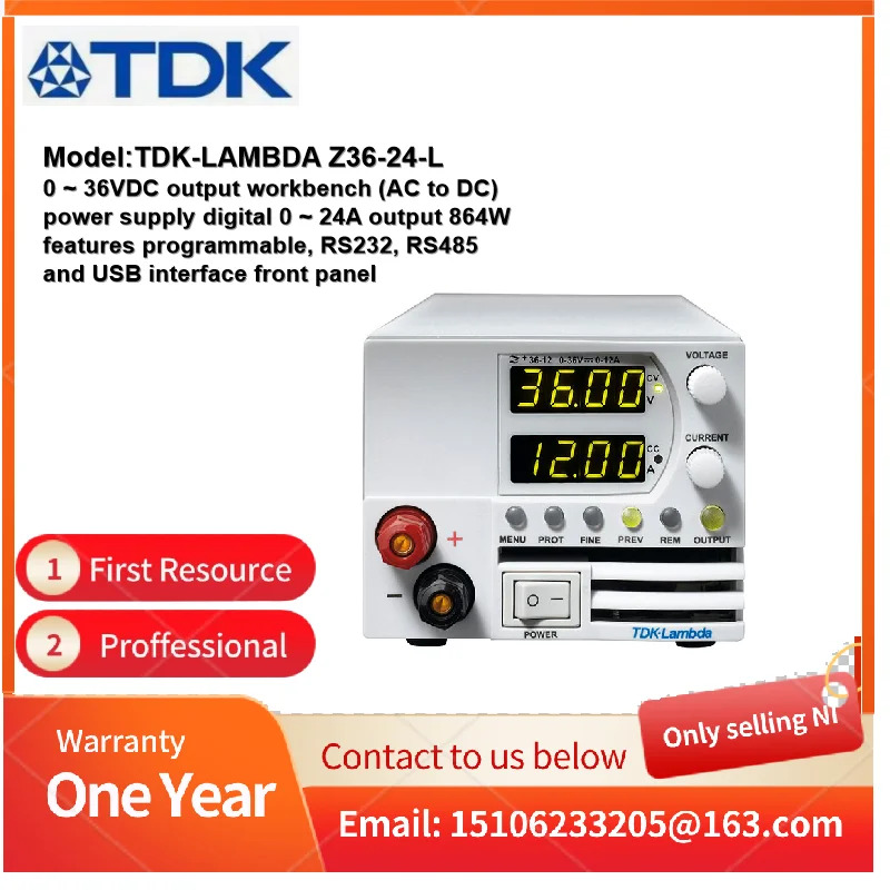 Tdk-lambda Z36-24-L TDK 프로그래밍 DC 전원공급장치 람다