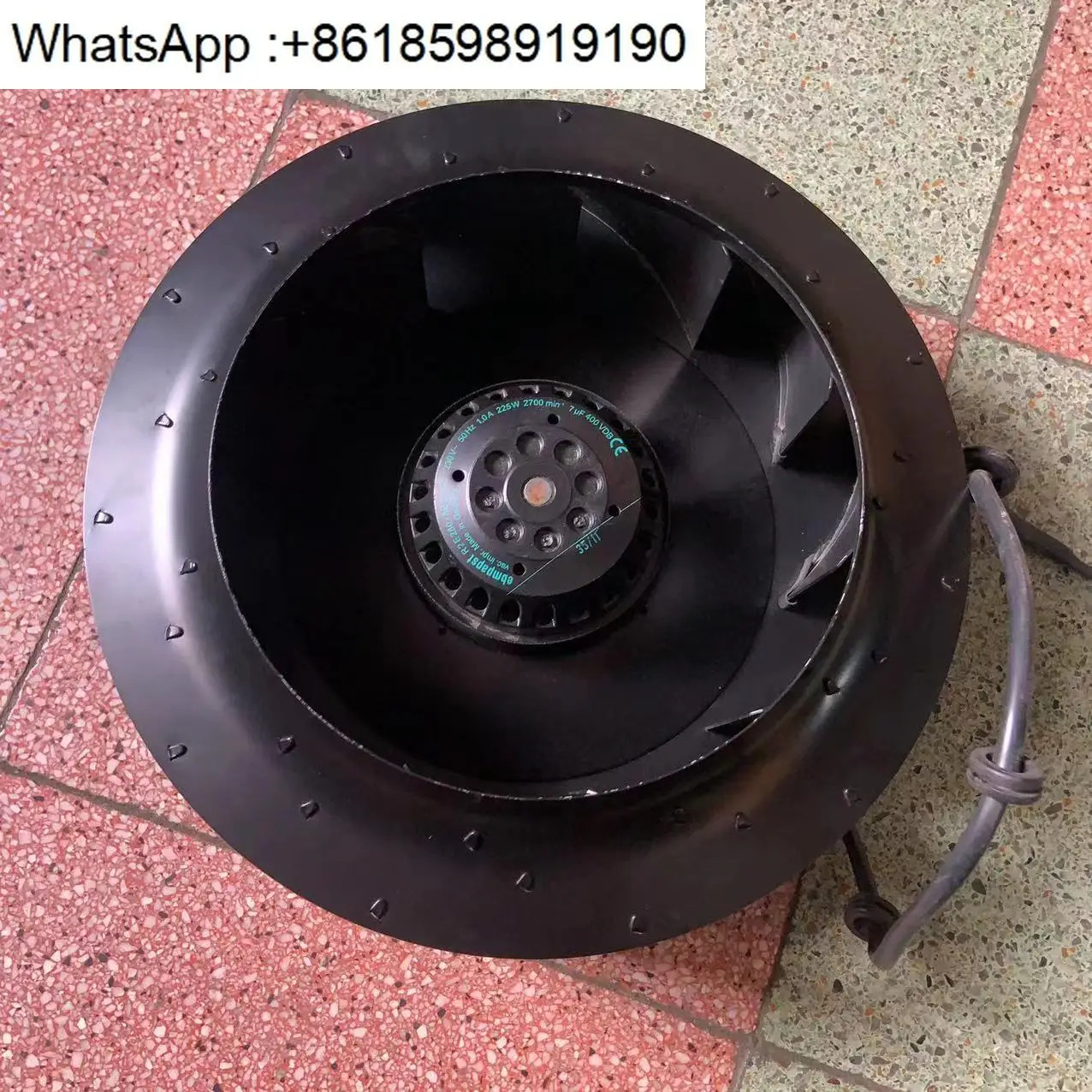 R2E280-AE52-17 Vacon 인버터 해체 기계 팬 AC 230V 7UF 225w